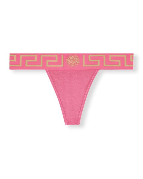 Versace Greca Border Thong 